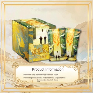 Wu Xie Huo Xiuxiu Zhang Qiling aydınlık bronzlaşmaya Flash kart mezar soyulması serisi koleksiyon kartı dayanıklı kağıttan yapılmış - Product Image 4