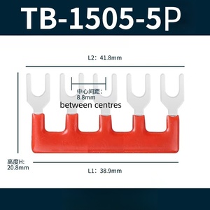TB-1505 <strong>Terminal</strong> <strong>Jumper</strong> 15A <strong>Jumper</strong> <strong>Strip</strong> 5 Position <strong>Jumper</strong> <strong>Terminal</strong> TB <strong>Terminal</strong> Connectors