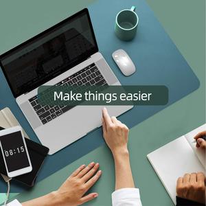 <strong>Computer</strong> Hardware and <strong>Software</strong> Mouse Pad Office <strong>Use</strong> Leather Mat Protect Your Desktop Desk Mat - Product Image 6
