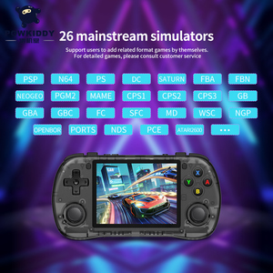 最新X35HレトロなハンドヘルドゲームコンソールRK3566 3.5インチ640*480 IPSスクリーンホール効果ジョイスティック型ハンドヘルドゲームコンソール - Product Image 3