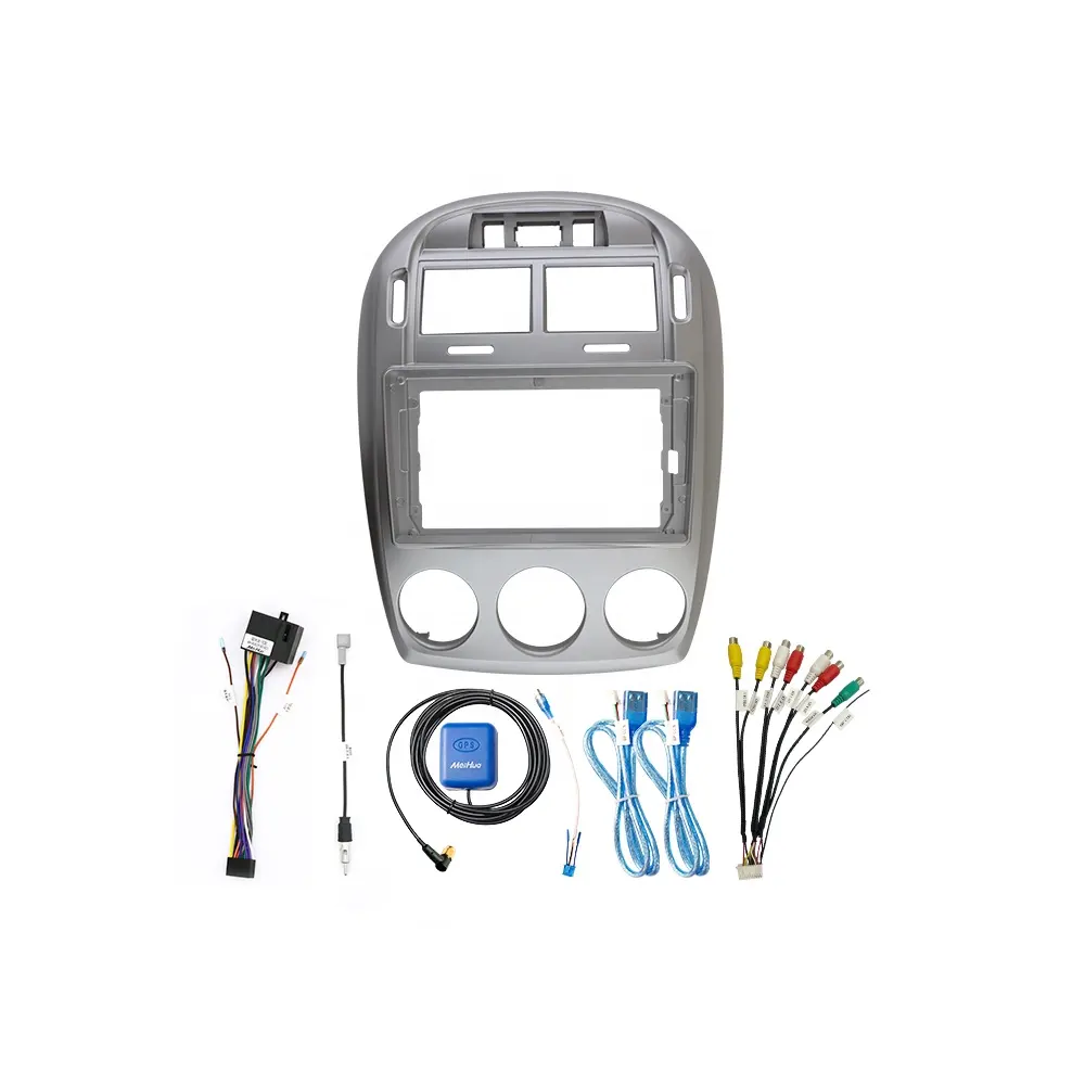 High Quality Car Wiring Harness für KIA Cerato 2005-2006 Manual AC Video Radio Player mit Cable Fascial Frame Dashboard