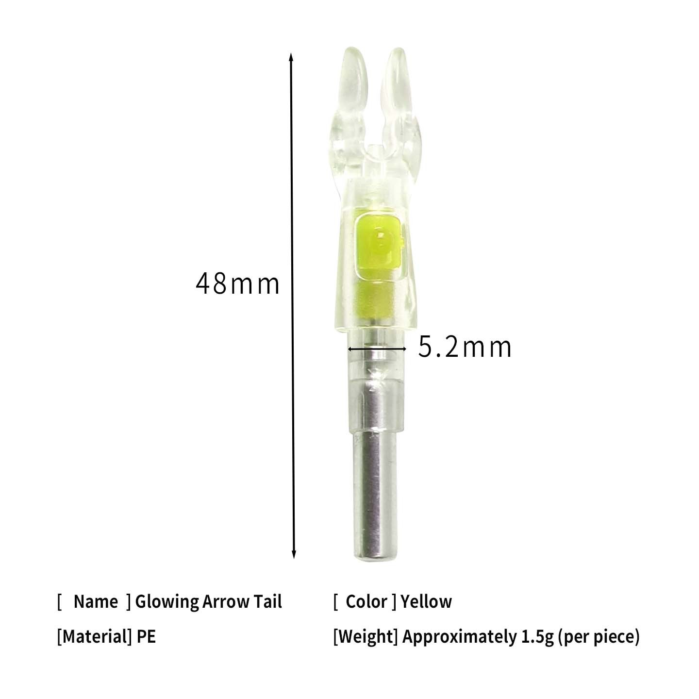 Identifiant jaune 5,2 mm