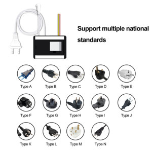 DC12V发光二极管反射器1A 12W，带电源连接开关手波扫描传感器开关 - Product Image 5