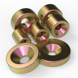Công Nghệ Cao N30 N35 N42 N52 Nam Châm Neodymium Với Chìm Lỗ Chất Lượng Tuyệt Vời Vàng Nhà Cung Cấp Giá - Product Image 2