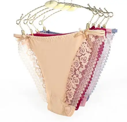 Donna ragazze confortevole senza soluzione di continuità biancheria intima, a vita Bassa sexy slip di nylon, Cotone parte inferiore