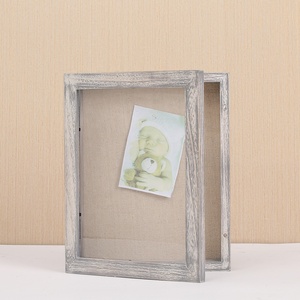 8x10&quot; Rustic Shadow Box Display case 3d Rustic Wood Picture <strong>Frame</strong> - Product Image 3
