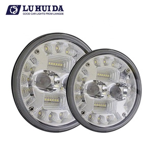 2024 yeni led İş işık 7 inç boyutu yüksek güç evrensel araba fitment kurulumu kolay otomatik kafa lambası - Product Image 1