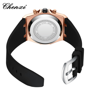 CHENXI New <strong>Watch</strong> for Men 968 Multifuncttion Chronograph Luxury Rose Gold Quartz <strong>Watches</strong> Mens Waterproof Luminous Date Bracelet - Product Image 6