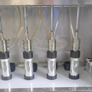 अर्थव्यवस्था प्रकार 4 सिर अर्ध स्वचालित कार्बोनेटेड पेय सोडा बीयर एल्युमिनियम कर सकते हैं कांच की बोतल भरने की मशीन - Product Image 4