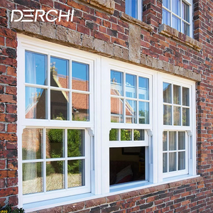 Derchi verticale finestre a ghigliottina in stile moderno finestre americane a doppia anta finestre a ghigliottina - Product Image 1