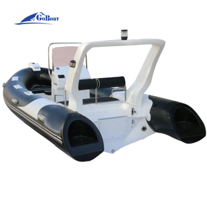 Goethe sang trọng thể thao du thuyền rib480b 6-hành khách sợi thủy tinh thuyền phía ngoài động cơ cho sông câu cá tham quan Cruising thể thao - Product Image 4