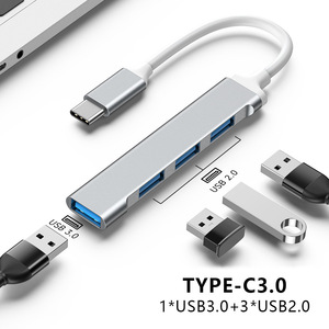 4 ใน 1 พอร์ตเดสก์ท็อปฮับSplitter PCความเร็วสูงUsb3.0 4พอร์ตอะแดปเตอร์ชาร์จ 4 พอร์ตDocking Station 2.0 3.0 <span class=keywords><strong>Usb</strong></span> Hubsในโต๊ะ - Product Image 4