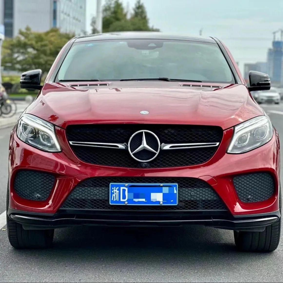 2017 AMG GLE 434MATIC Mercedes Benz Voitures d'occasion de sport Couleur rouge SUV Mercedes Benz Voitures d'occasion