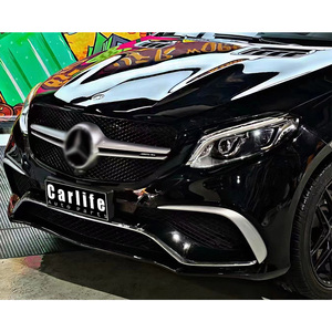 Modified to 2019 GLE63 AMG Grille Front Rear Bumpers Body Kit for Mercedes <strong>Benz</strong> <strong>ML</strong> <strong>Class</strong> W166 2012-2015.