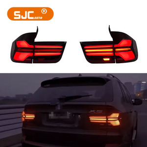 BMW X5E70アセンブリ用SJCテールライト2007-2013変更された<span class=keywords><strong>LED</strong></span>リアランプ照明システムバックドライビングライトカーアクセサリー
