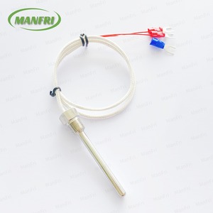 Custom Made RTD PT100 M4 Digital <strong>Temperature</strong> <strong>Sensor</strong> Probe with 2-Wires Tinned Terminal 300mm PVC TPE Cable For Automobiles - Product Image 3