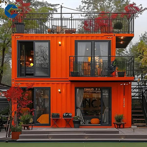 Casa contenedor paquete plano desmontable diseño de oficina prefabricado edificio modular personalizable - Product Image 1