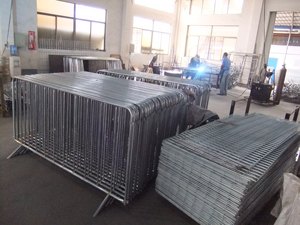 Bán buôn pre-mạ kẽm ống kim loại rào chắn màu vàng lớp phủ đường an toàn đông đúc kiểm soát hàng rào - Product Image 5