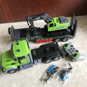 SINO双控变送器控制2辆汽车压铸2.4GHz 1:12秤11CH遥控卡车拖车和挖掘机组 - Product Image 4