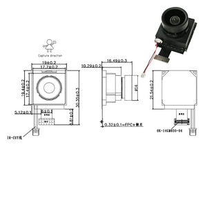 Fabricante 8MP 4K Estabilización óptica Módulo de cámara OIS NIR Visión nocturna Drone Aplicación DE LA LEY Cámara