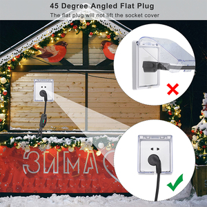 Usa Us 3 Pin Plug American Ac <strong>Computer</strong> 2 in 1 NEMA 5-15R NEMA 5-15P AC Y Outlet Splitter Extension Power Cord With Switch - Product Image 2