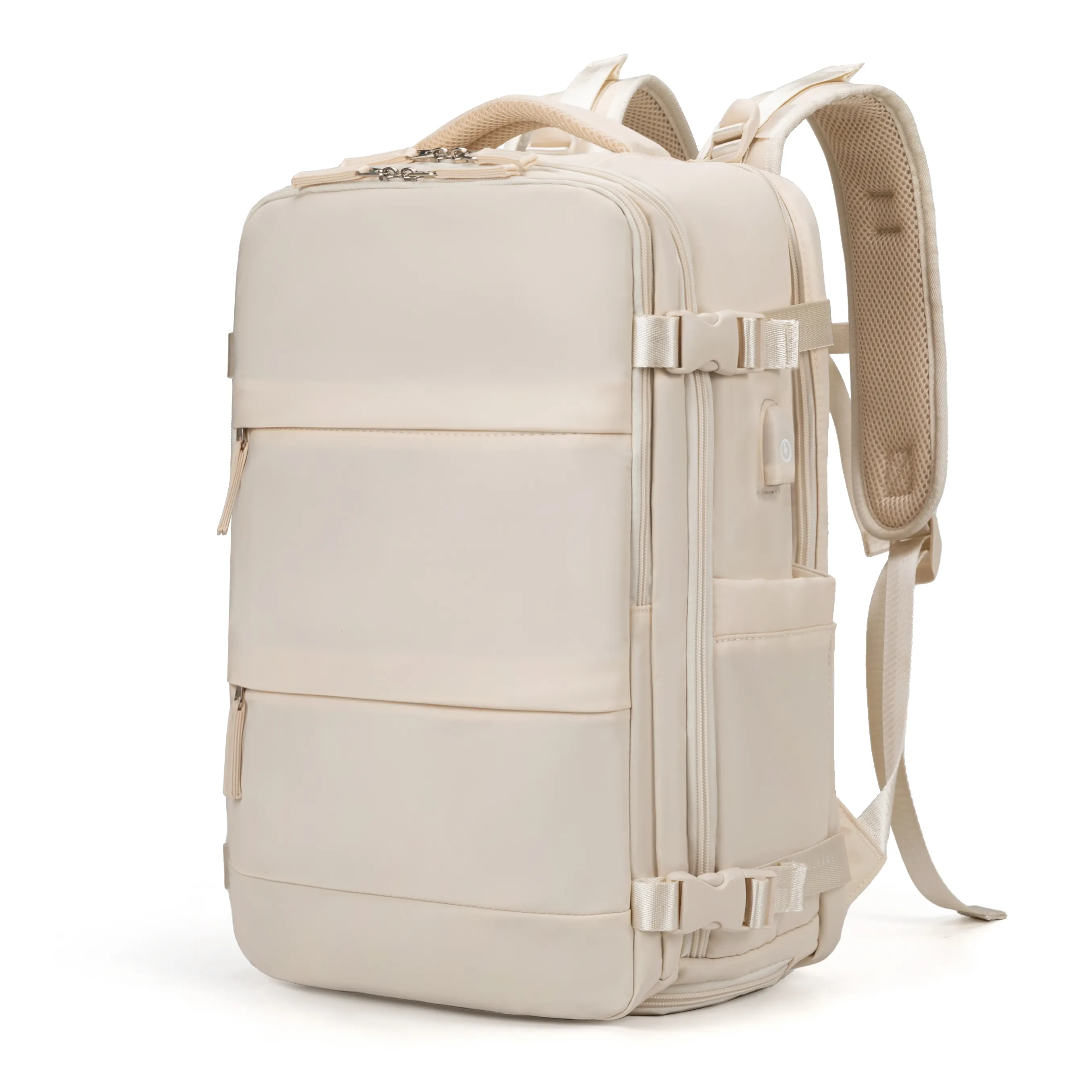 Fabrika sıcak satmak Mochila De Viaje su geçirmez spor sırt çantası bavul Laptop sırt özel Logo USB ile okul çantası üzerinde taşımak