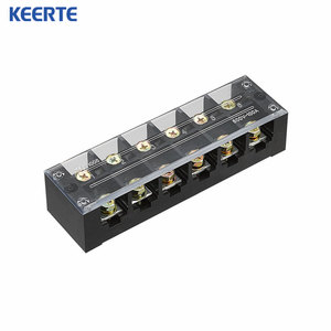 לוח חיווט קבוע 100a 6p/660v v מסוף פליז TBC-1006 בלוק פס בלוק רצועה רכוב בלוק עם כיסוי - Product Image 3