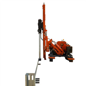太阳能基础用打桩锤和空气压缩机螺旋桩重型机械 - Product Image 3
