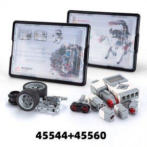 Juguetes de programación compatibles con EV3, bloques de construcción de partículas pequeñas, Robot, ensamblaje, rompecabezas, aprendizaje para desarrollar la inteligencia