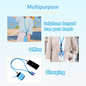 Fast Charger Gift Promotional Phone Lanyard Charging Cable <strong>2</strong> <strong>in</strong> <strong>1</strong> Type-C to Type-C PD 60w/27w Quick Charge Cable for Mobile - Product Image 4