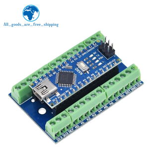 TZT NANO V3.0 scheda di espansione adattatore terminale Controller NANO IO Shield piastra di estensione semplice per Arduino AVR ATMEGA328P - Product Image 3