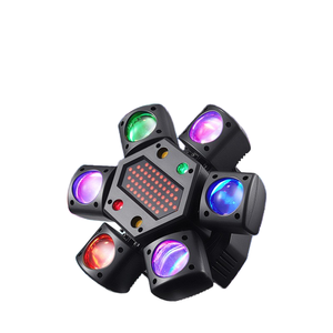 Tùy Chỉnh Sáu Cánh Tay Đầy Màu Sắc Ánh Sáng Laser Thiết Bị Sân Khấu Âm Thanh Điều Khiển Disco Đèn Flash Cho Vũ Trường Bầu Không Khí Đèn - Product Image 1