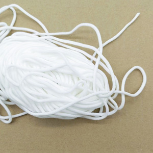 Factory <strong>Elastic</strong> Ribbons 3mm 5mm Cord White <strong>Color</strong> <strong>Elastic</strong> Earloop for Normal Facemask <strong>String</strong> - Product Image 4