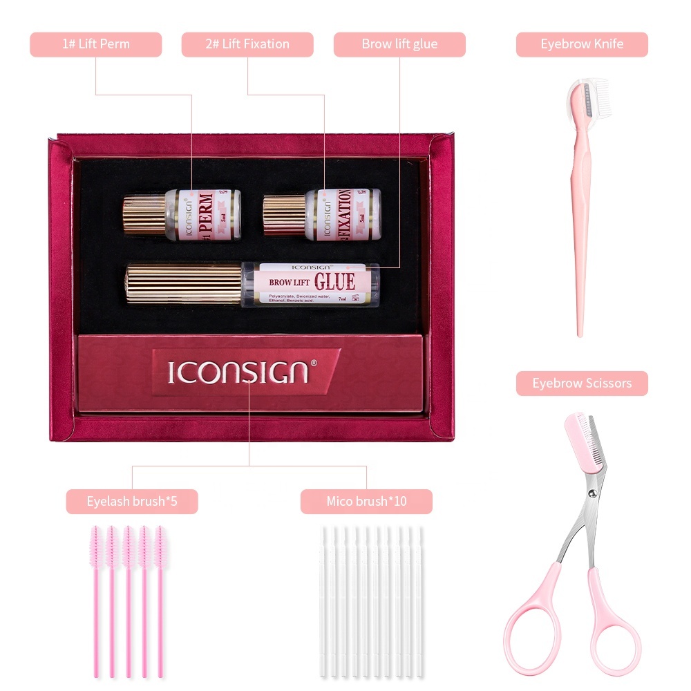 Kit 9-lifting rapide des sourcils avec tous les outils