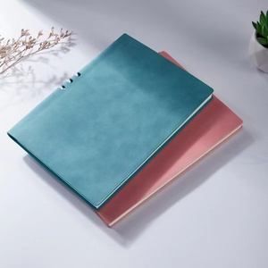 PU-Leder-Softcover-Notizbuch mit Stifte insatz für Office Travel Journal Premium-Briefpapier Creative Business Notepad-Stift halter
