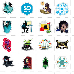 50PCS Cool Software Program Broker <strong>Programming</strong> <strong>Computer</strong> Hack Sticker