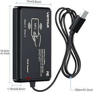 เครื่องอ่านบัตร13.56MHz เครื่องอ่านและนักเขียนเครื่องอ่าน122U แบบไร้สัมผัส - Product Image 5