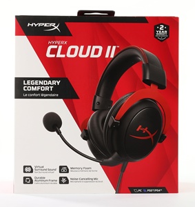 FOR HYPER X <strong>Cloud</strong> II Black and Red <strong>Virtual</strong> 7.1 Channel <strong>With</strong> Gaming Headset Sound Card Wired Headphones for PC Play Station 4/5 - Product Image 4