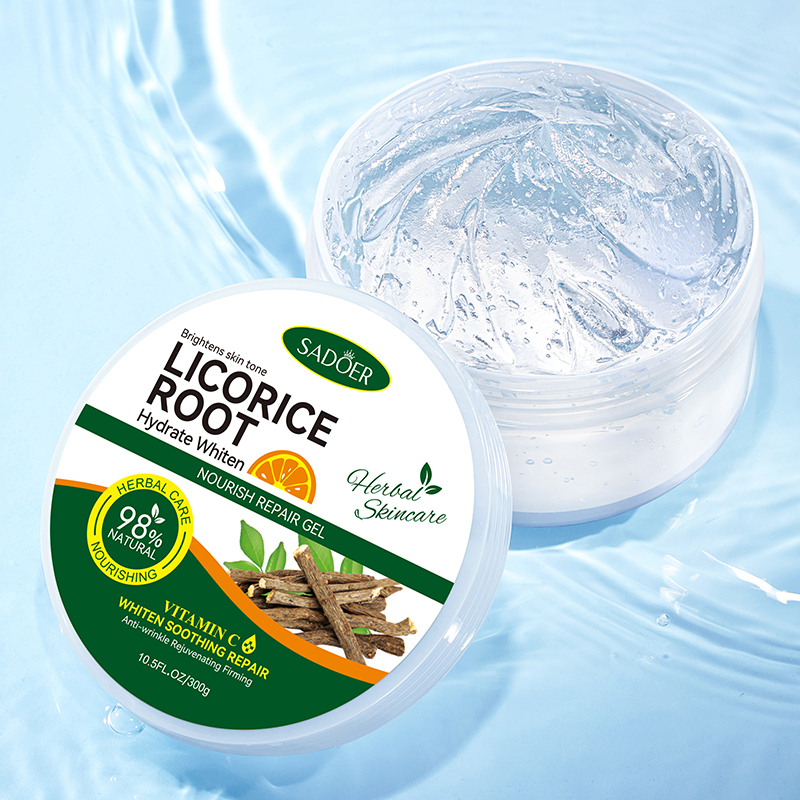 Gel Réparateur Éclaircissant & Hydratant à la Réglisse & Vitamine C 300g