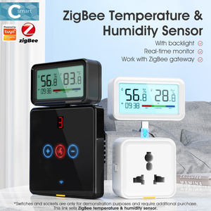 背光数字c型温湿度智能Zigbee图雅温度传感器，用于语音Alexa谷歌主页 - Product Image 2