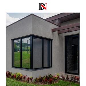Minimalist Style Soundproof Slide <strong>Windows</strong> Residential Water-Proof Aluminum Tempered Glass Sliding <strong>Windows</strong> - Product Image 4