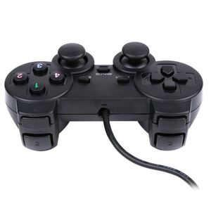 Máquina de Pc Ps2 con cable, Gamepad con apariencia de vibración única, controlador de consola de juegos Usb