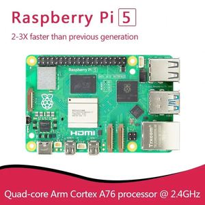 Official Original Raspberry Pi 5 <strong>Cortex</strong>-A76 <strong>Linux</strong> 2GB 4GB 8GB Arm Board Python programlama PCIe Gigabit <strong>Ethernet</strong> USB3.0