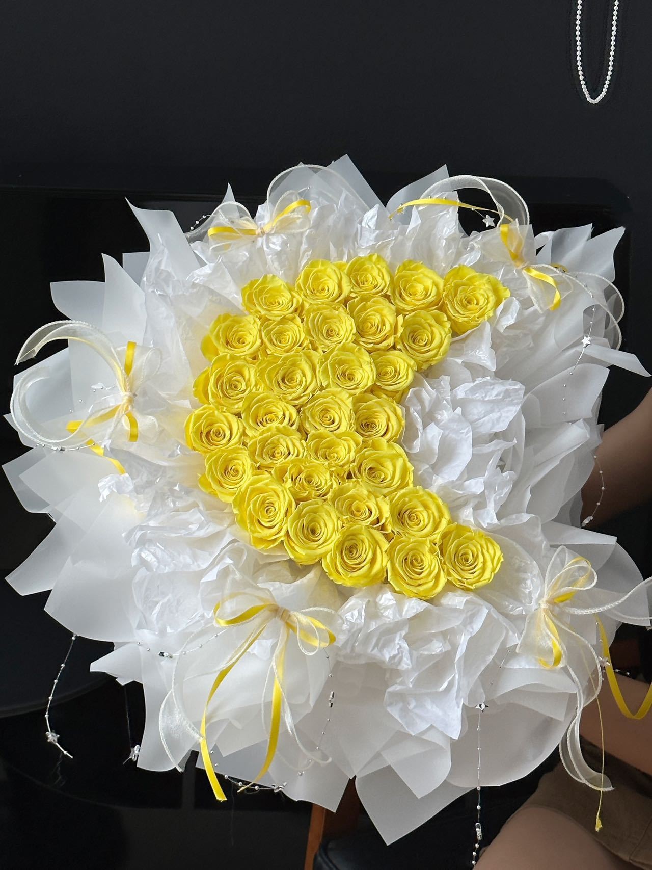 Bouquet di luna (30 fiori) diametro 60 * altezza 40cm