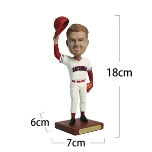 Bán buôn nhựa Thủ công mỹ nghệ thể thao vận động viên Bobble đầu bức tượng cầu thủ bóng chày bobblehead cho người hâm mộ thể thao khuyến mại quà Tặng lưu niệm - Product Image 6