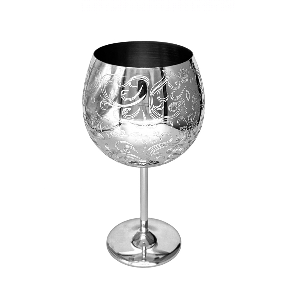 Motif gravé en argent