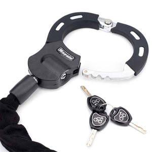 Замок на цепочке для мотоцикла 2022 с 3 ключами и двойным замком для велосипеда - Product Image 4