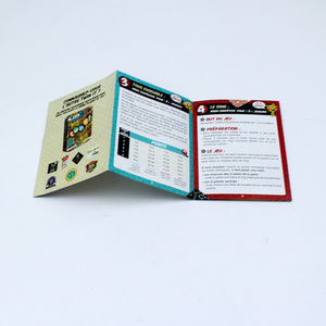 工厂价格说明书卡A4彩色说明书喷雾瓶折叠纸小册子说明书 - Product Image 6