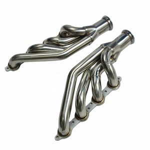 FIT küçük blok V8 LS1/LS2/LS3/LS6 LSX 97-14 paslanmaz çelik egzozu manifoldu başlık - Product Image 3