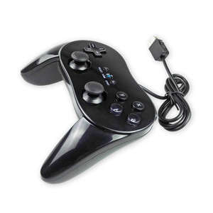 สำหรับ Wii Classic Wired Game Controller สำหรับ Nintendo Wii Gamepad จอยสติ๊กรีโมทคอนโทรลสีดำ/สีขาว - Product Image 3